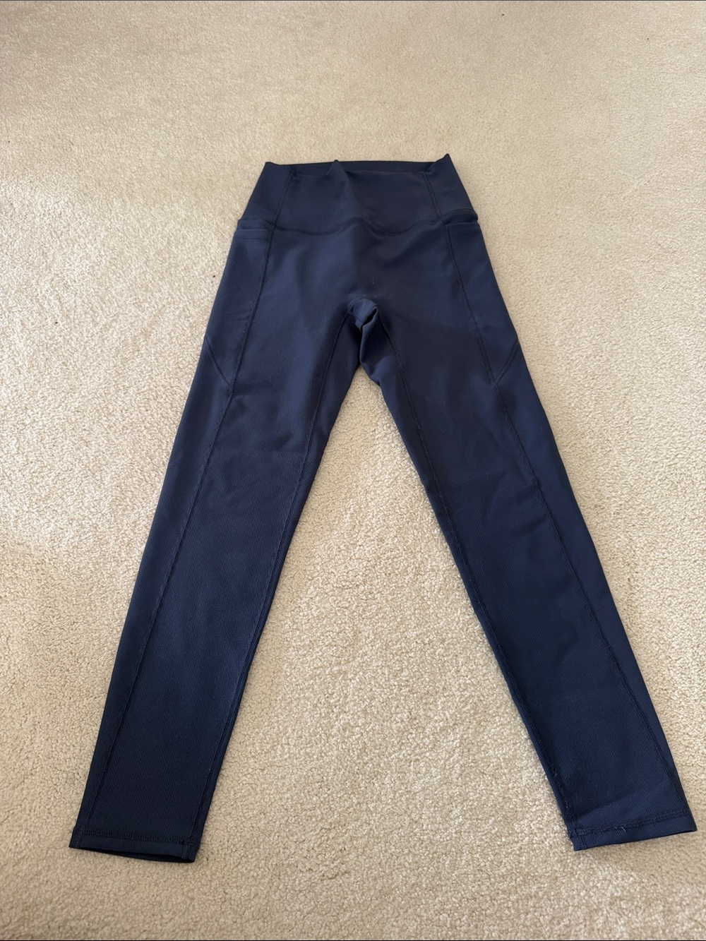 Navy High-Waist Leggings